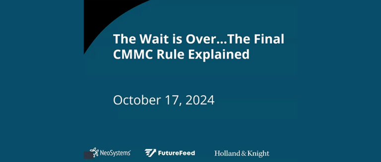 The Final CMMC Rule Explained: Key Takeaways