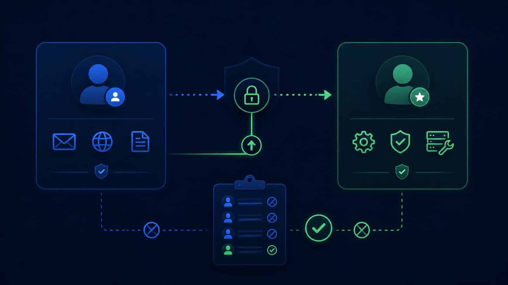Access Control 3.1.6: use non-privileged accounts for nonsecurity functions